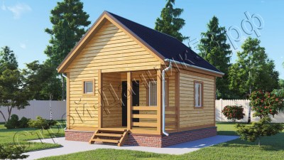 Проект каркасно-щитового дома Д–81