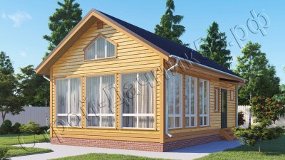 Проект дома ОД–31, план 1-го этажа