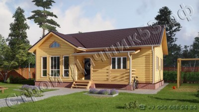 Проект каркасно-щитового дома Д–27